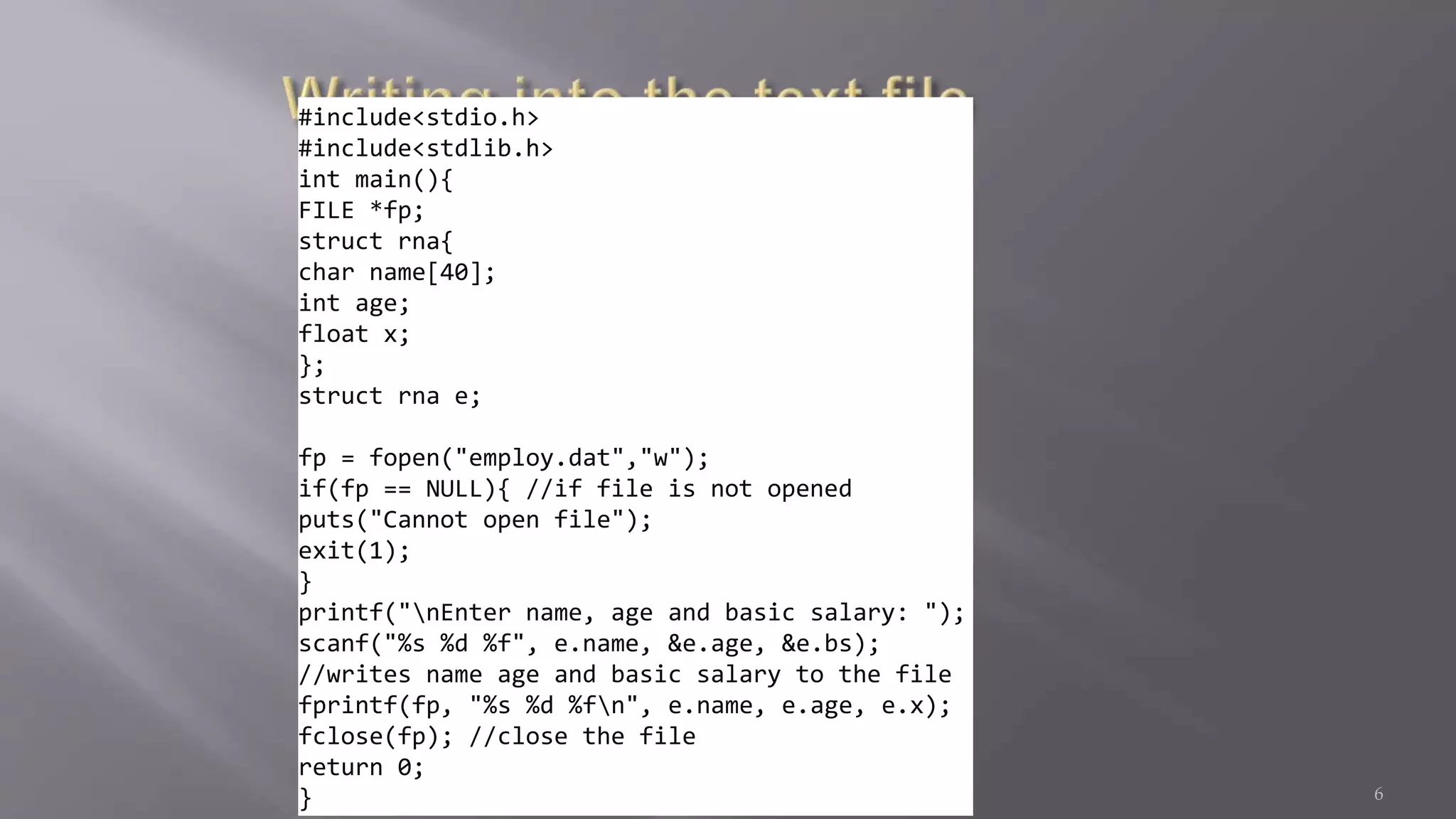 File in C programming | PPT