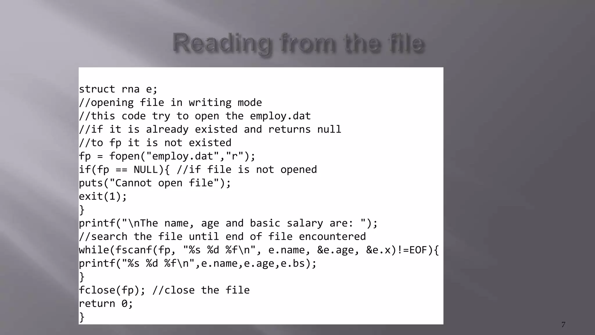 File in C programming | PPT