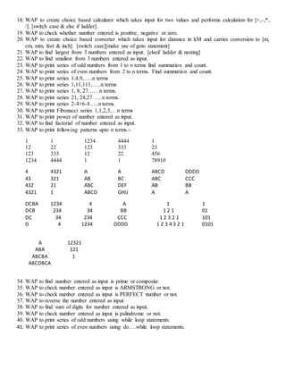 c language programing | PDF