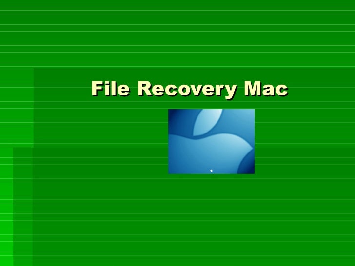Fix Mac OS Errors & recover lost data
