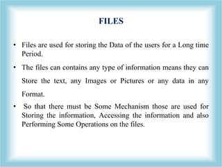 File Management | PPTX