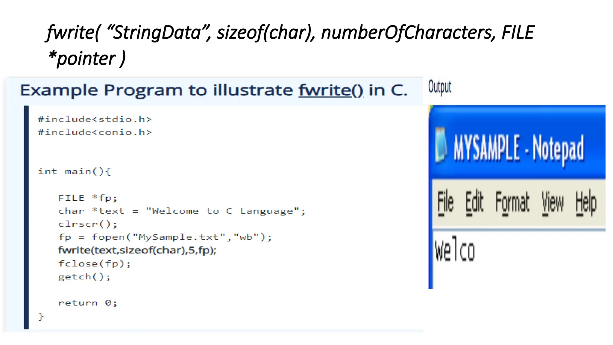 files concept in c program which is very use full | PPT