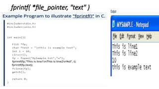 files concept in c program which is very use full | PPTX