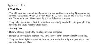 files concept in c program which is very use full | PPTX