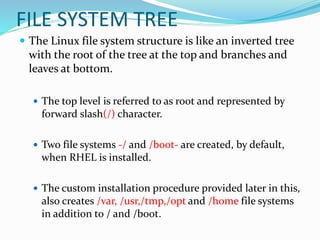 Files and directories in Linux 6 | PPTX