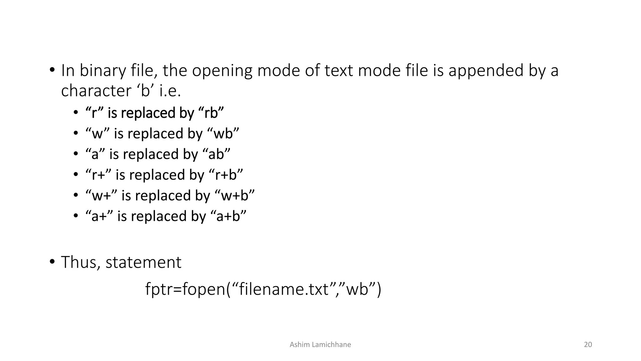 UNIT 10. Files and file handling in C | PPTX