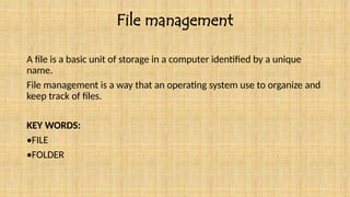 Folder Ict Computer S.4 ICT INTODUCTION TO FILES AND FOLDER.pptx