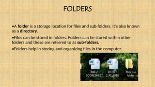 Folder Ict Computer S.4 ICT INTODUCTION TO FILES AND FOLDER.pptx
