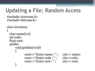 Files and streams | PDF