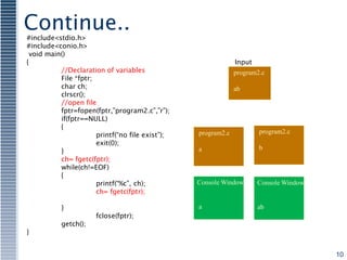 Files in c | PPT