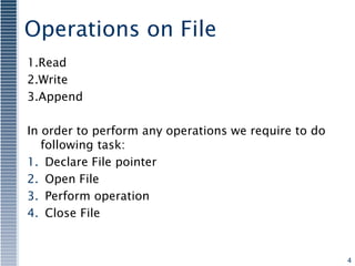 Files in c | PPT