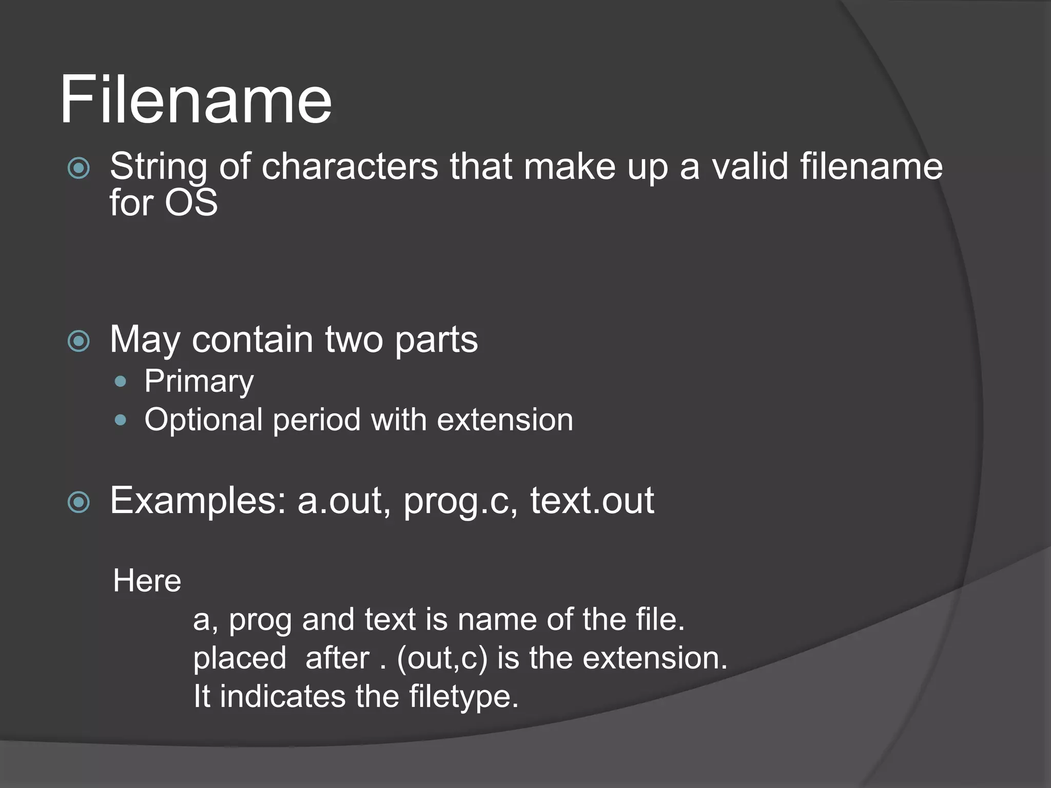 Files in c ppt
