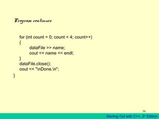 Files in c++ ppt | PPT