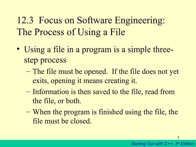 Files in c++ ppt | PPT