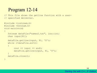 Files in c++ ppt | PPT