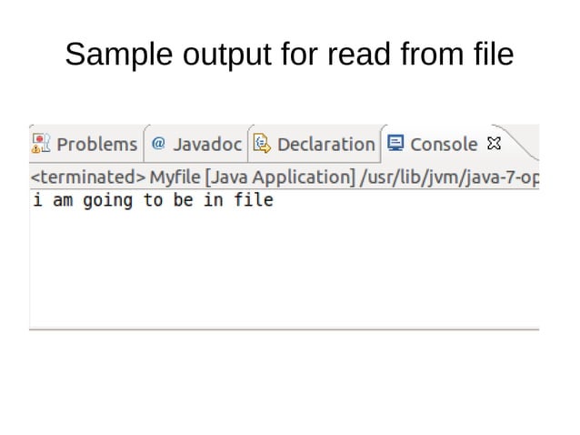 Files in java | PDF