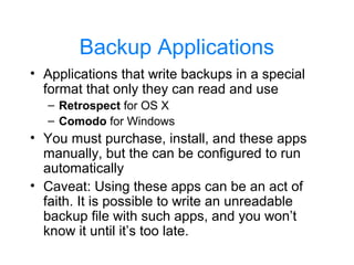 File storageandbackupsystems | PPT