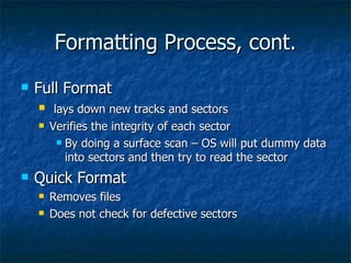 System Format Process File system | PPT