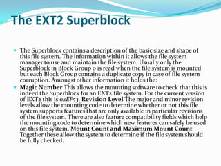Unix Ext2 Superblock _ What Is Superblock, Inode, Dentry and File in ...