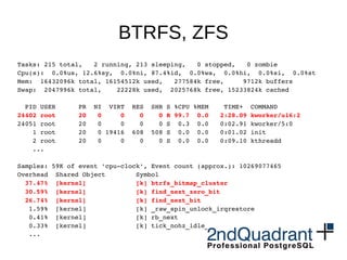PostgreSQL on EXT4, XFS, BTRFS and ZFS Slide 44