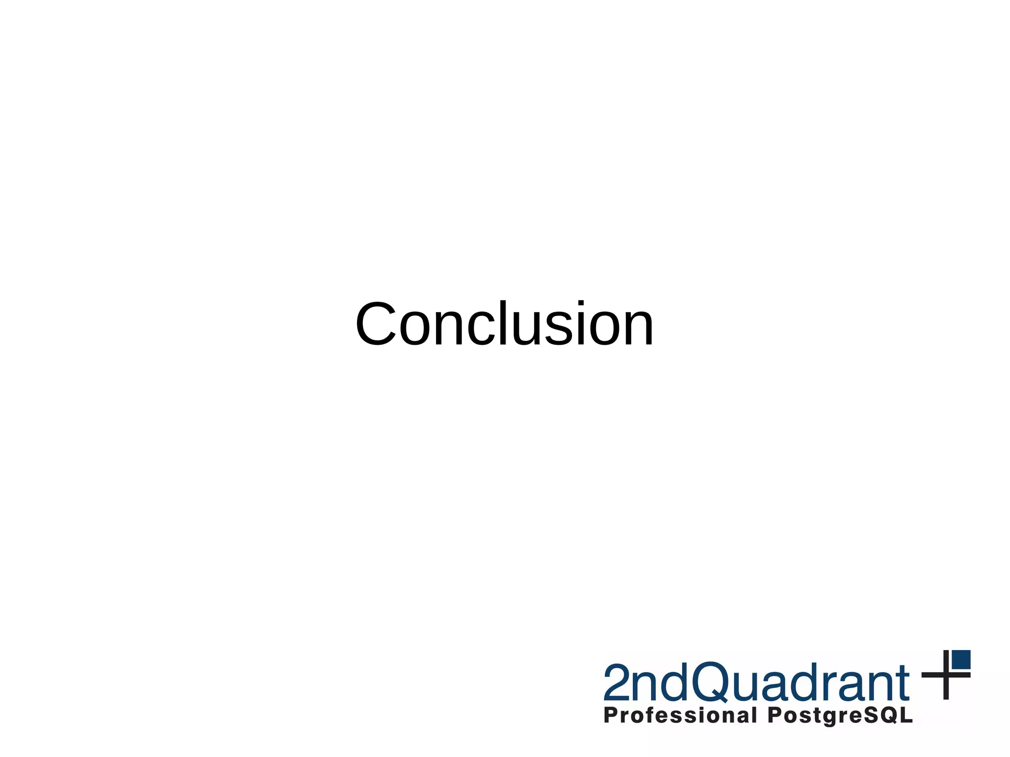 Conclusion 