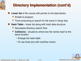 Comprehensive Overview of File System Concepts and Implementation ...