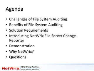 File system auditing who accessed what files and where | PPT