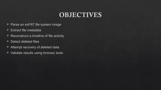 Comprehensive Forensic Analysis and Recovery Techniques on exFAT File ...