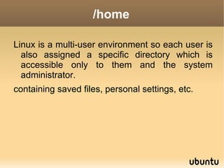 Another point likely to confuse newbies is the use of the frontslash '/' instead of the backslash '\' as in DOS/Windows. So c:\windows\system would be /c/windows/system. 