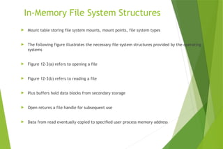 Inplementation Of File Comprehensive Overview of File System Implementation and Management | PPTX