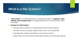 File System Implementation and its overview.pptx