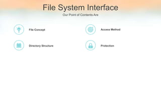 File system interface | PPT