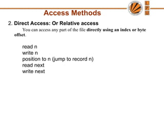 File System Interface and its security and protection | PPT