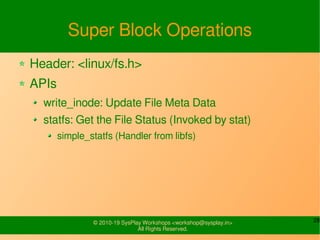 File System Modules Slide 28