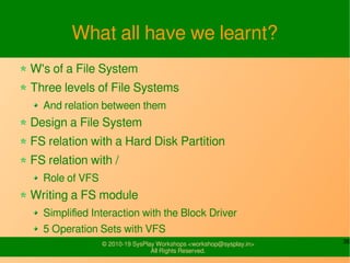 File System Modules Slide 36