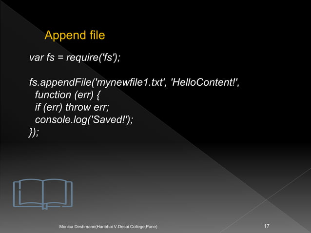 File system node js | PPT