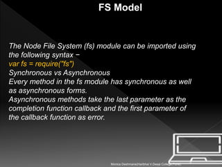 File system node js | PPT