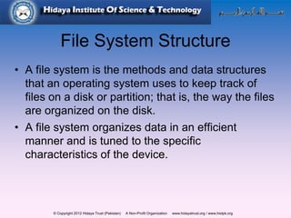 File system structure in linux | PPTX | Operating Systems | Computer ...