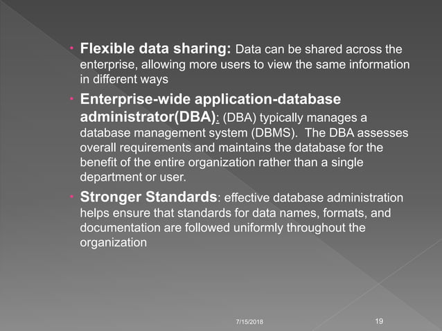 File systems versus a dbms | PPTX