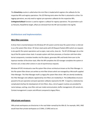 File systems virtualization in windows using mini filter drivers | PDF