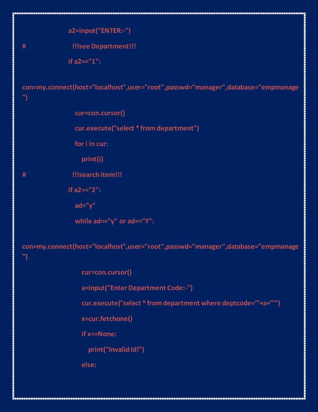 computer science with python project for class 12 cbse | DOCX ...