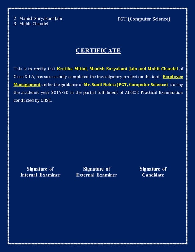 computer science with python project for class 12 cbse | DOCX ...