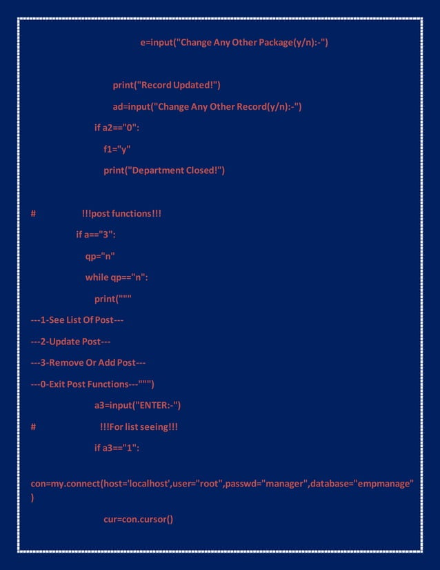 computer science with python project for class 12 cbse | DOCX ...