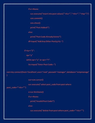 computer science with python project for class 12 cbse | DOCX