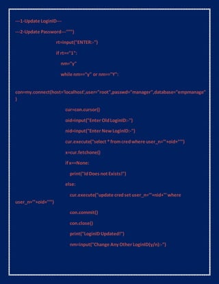 computer science with python project for class 12 cbse | DOCX