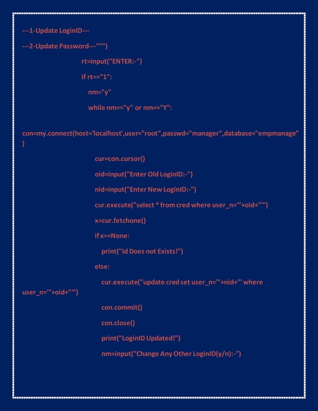 computer science with python project for class 12 cbse | DOCX ...
