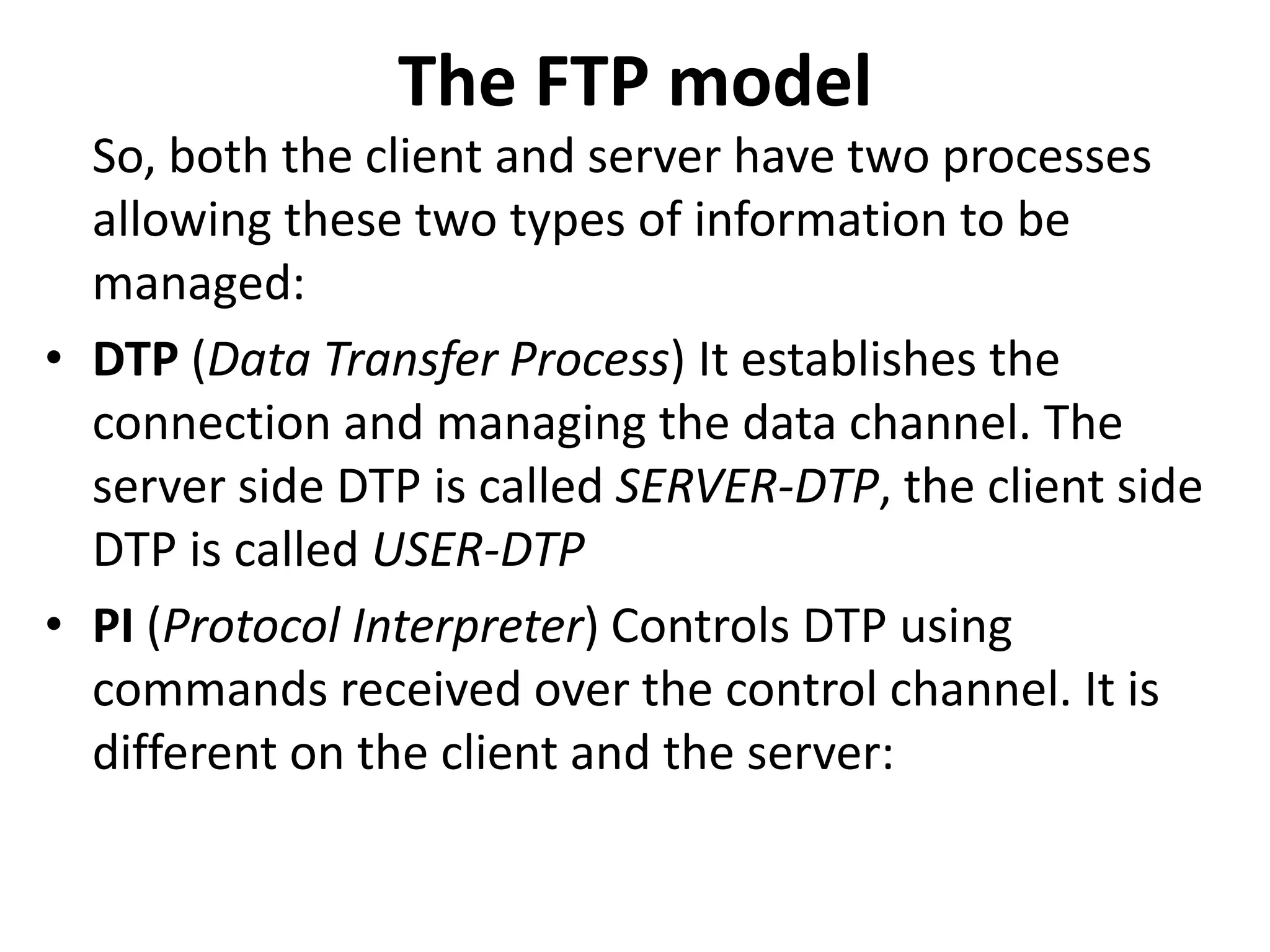 File Transfer Protocol