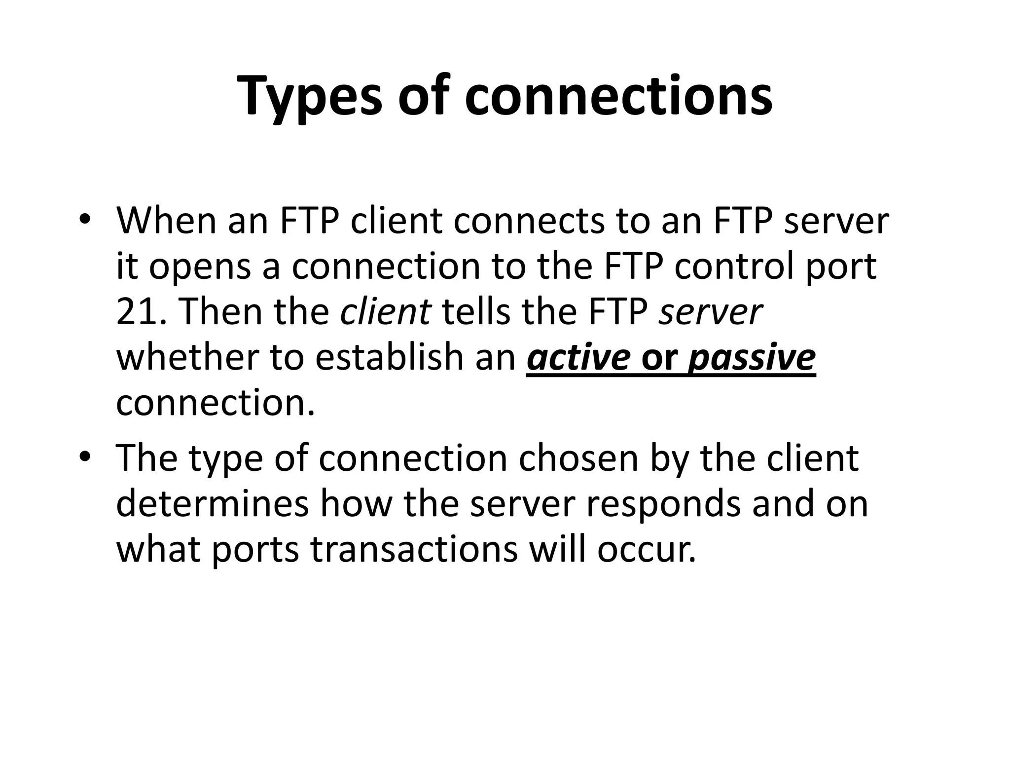 File Transfer Protocol