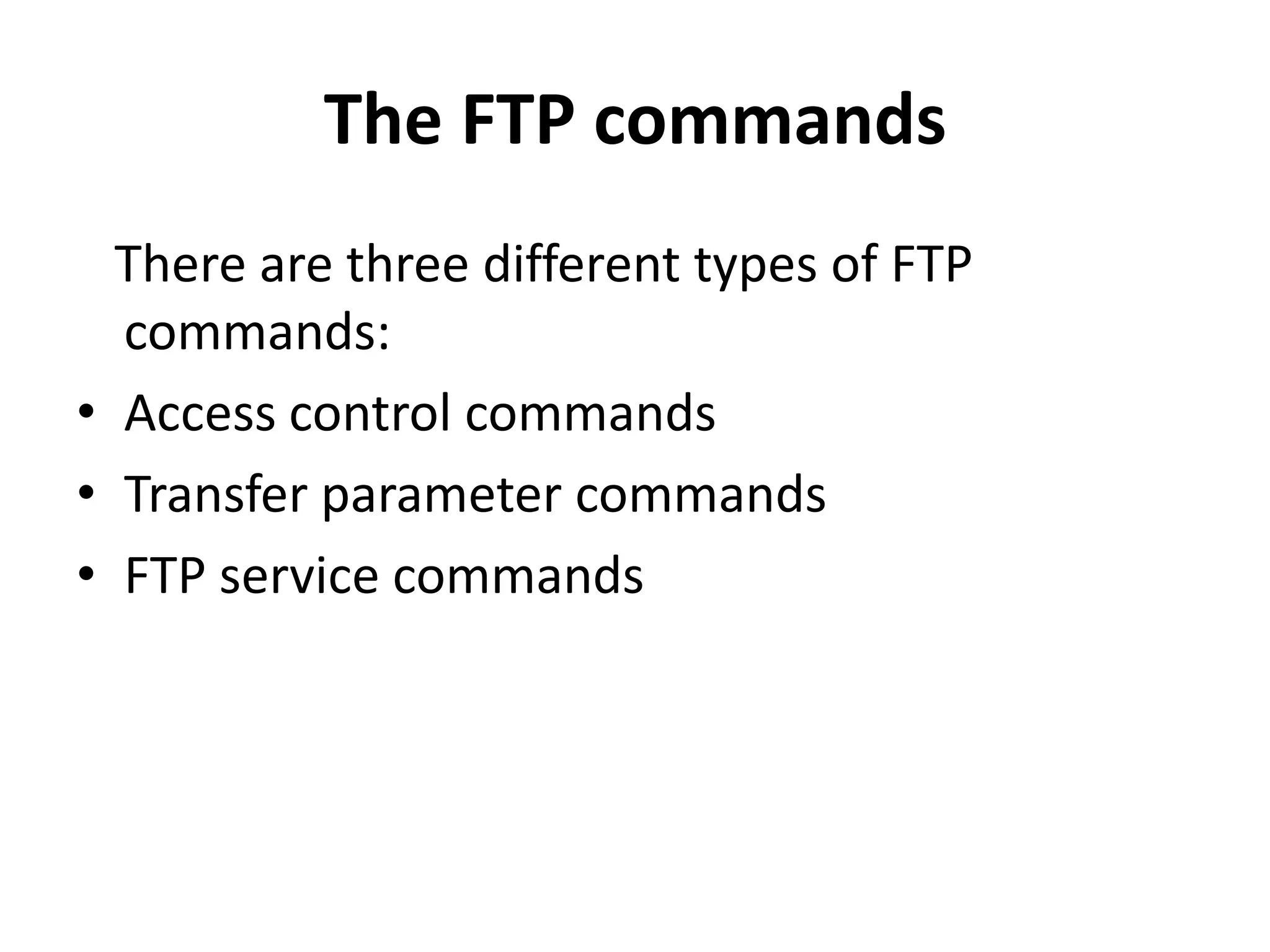 File Transfer Protocol