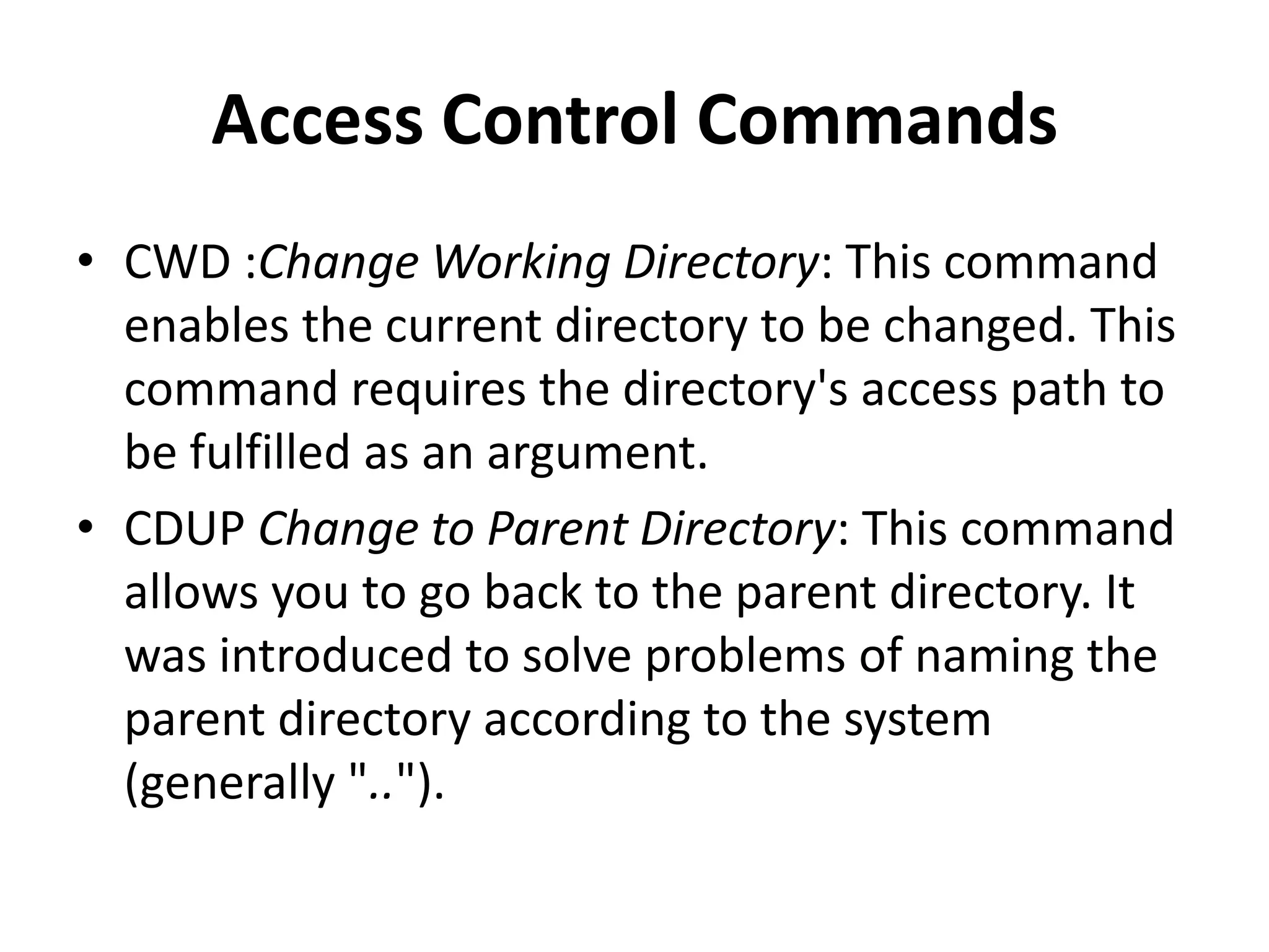 File Transfer Protocol